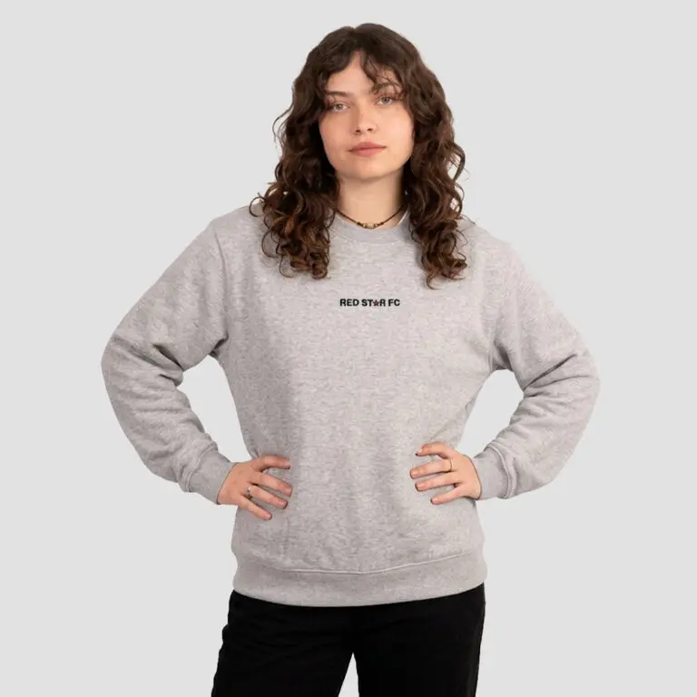 CREWNECK RED STAR GRIS