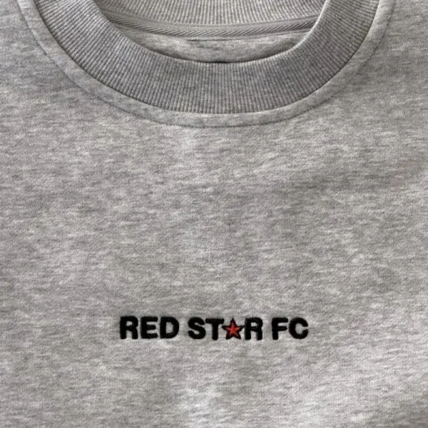 CREWNECK RED STAR GRIS