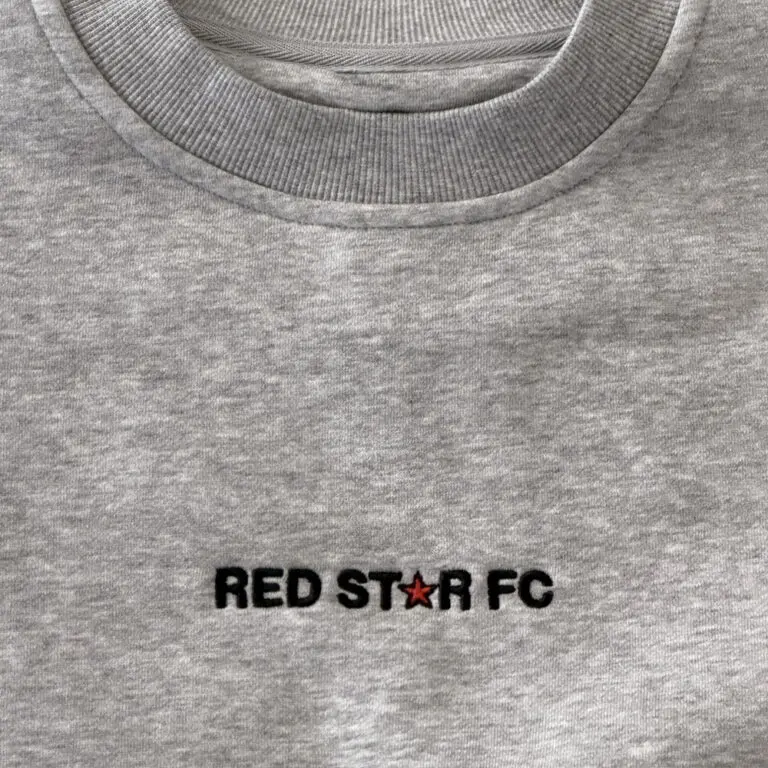CREWNECK RED STAR GRIS