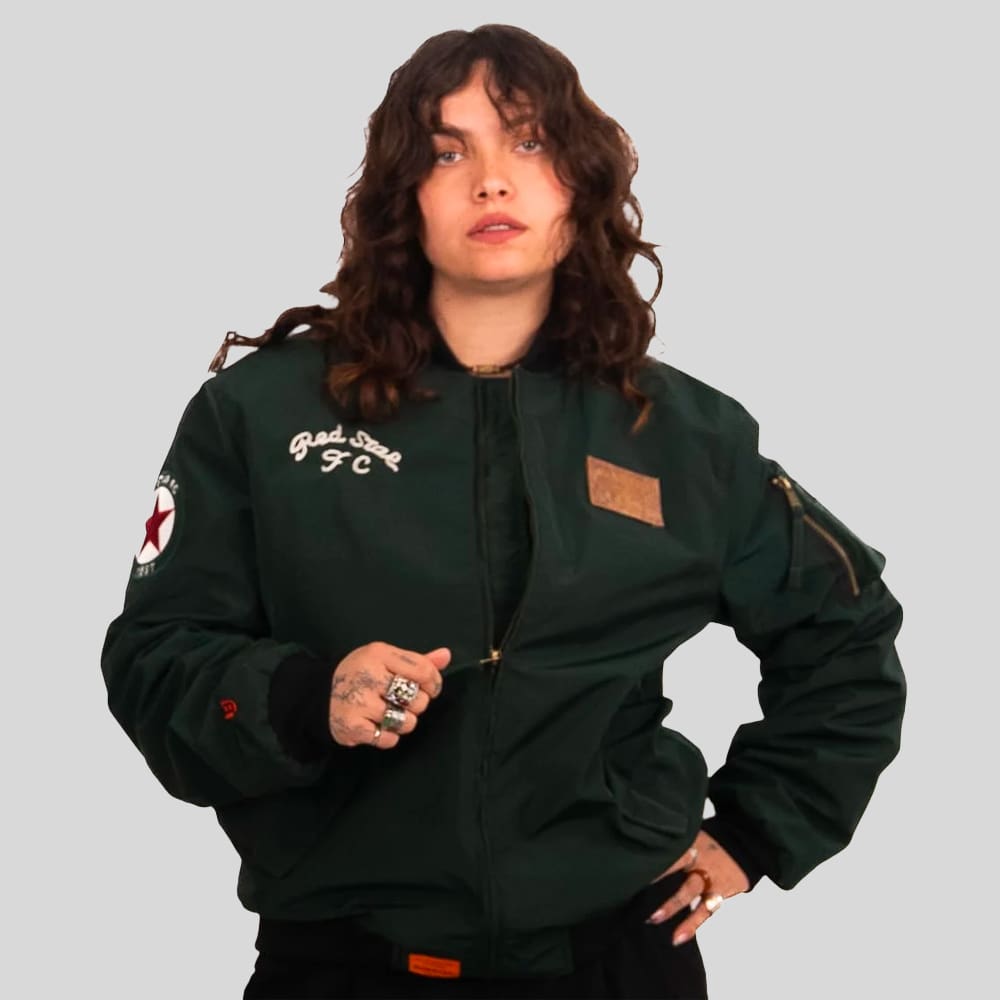 Veste Bombers Harry Butler – Peter Stuyvesant Travel Totem Ski – Vintage, T/L (mesures 60/70 Cm)